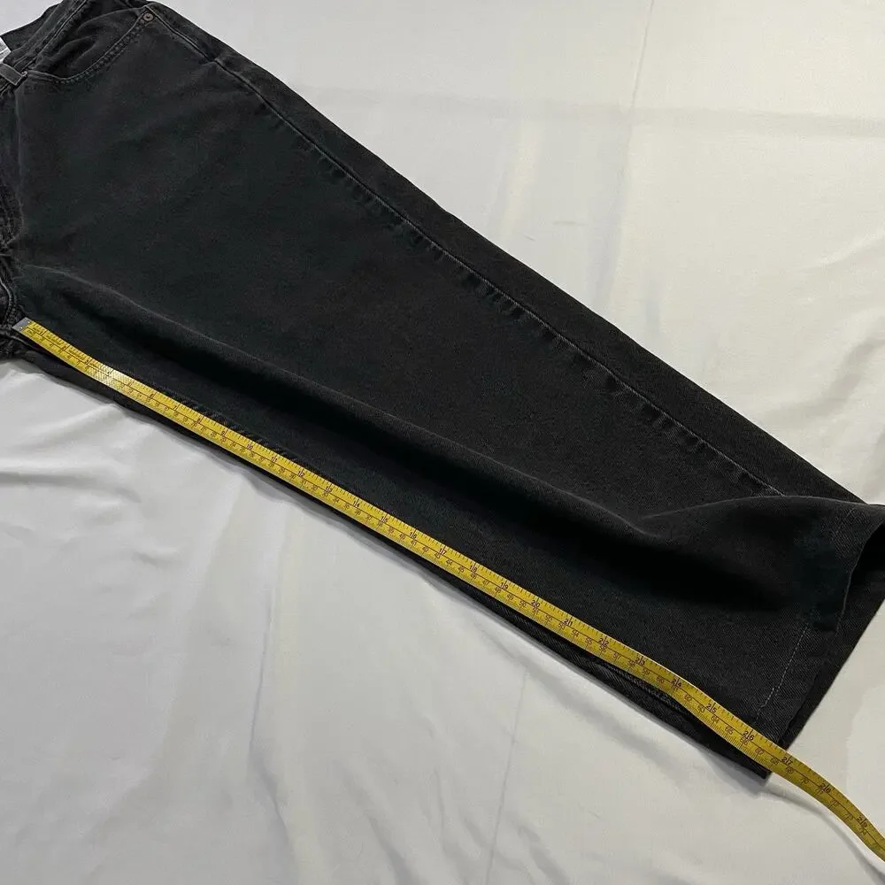 Vintage Levis 560 Black Jeans 36x30 Mens Actual 34x27 Loose Tapered Y2K